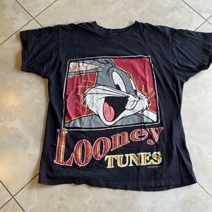 First of a Kind one size looney tunes cotton tee shirt
